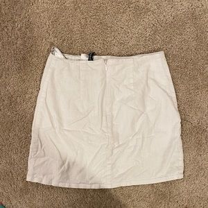 White Mini Skirt